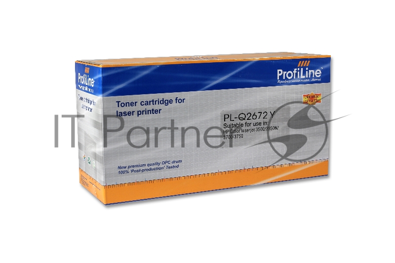 Картридж лазерный ProfiLine PL-Q2672A для принтеров HP CLJ 3500/3500N/3550/3550N Yellow 4000 копий