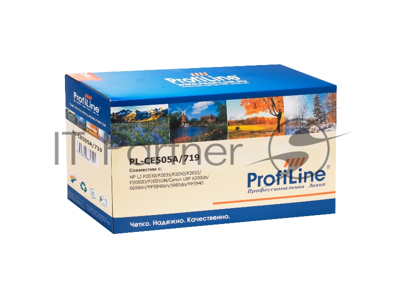 Картридж лазерный ProfiLine PL-CE505A/719 для принтеров HP LJ P2030/P2035/P2050/P2055/P2055D/P2055DN/Canon LBP 6300dn/6650dn/MF5840dn/5880dn/MF5940 2300 копий
