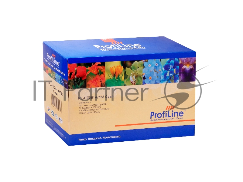 Картридж лазерный ProfiLine PL-CE251A/723 для принтеров HP Color LaserJet CP3520/CP3525n/CP3525dn/CP3525x/CM3530/CM3530fx/Canon LBP7750cdn Cyan 7000 копий