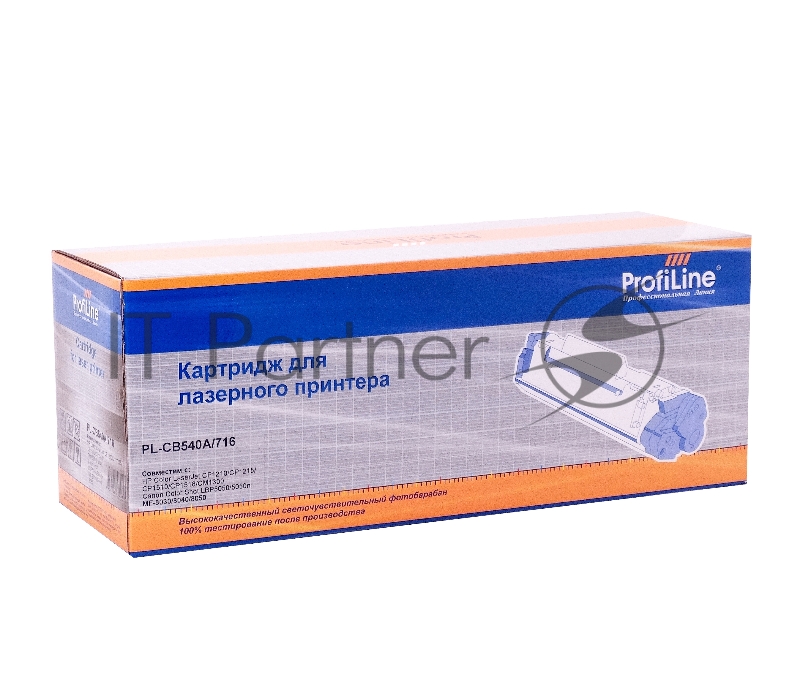 Картридж лазерный ProfiLine PL-CB540A/716 для принтеров HP Color LaserJet CP1210/CP1215/CP1510/CP1518/CM1300/1312 Canon Color Shot LBP 5050/5970/5975, MF-8030/8040/8050 черный 2200 копий