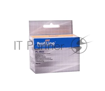 Картридж струйный ProfiLine PL-0823 для принтеров Epson StylusR270/R290/R295/R390/RX590/RX610/RX615/RX690/1410TX700W/TX800FW/T50 Magenta водн