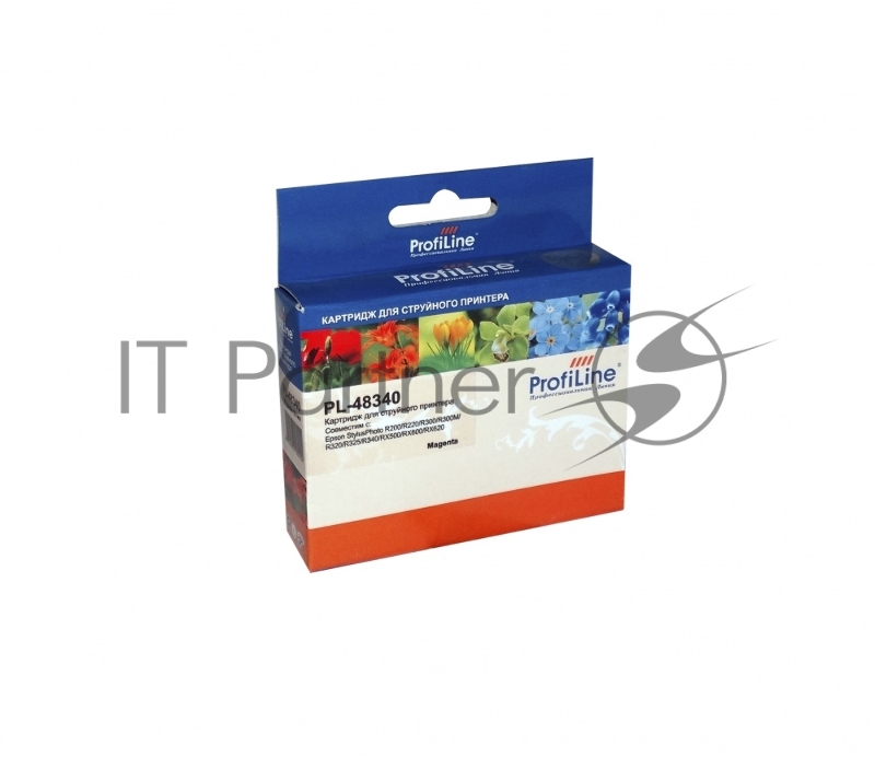 Картридж струйный ProfiLine PL-48340 для принтеров Epson StylusPhoto R200/R220/R300/R300M/R320/R325/R340/RX500/RX600/RX620 Magenta водн