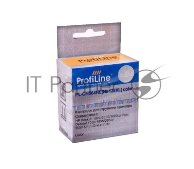 Картридж струйный ProfiLine PL-CH564HE №122XL для принтеров HP Deskjet 1000/1050/1055/1510/2000/2050/3000/3050 Color водные
