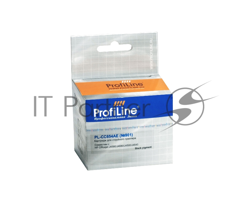 Картридж струйный ProfiLine PL-CC653/4AE № 901XL для принтеров HP Officejet J4580/J4680/J4500/J4640 Black пигмент