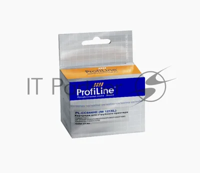 Картридж струйный ProfiLine PL-CC644HE №121XL для принтеров HP Deskjet D1663/D2500/D2563/D2663/D5563/F2423/F2493/F4213/F4275/F4280/F4283/F4583/HP Photosmart C4683/C4783 Сolor водные
