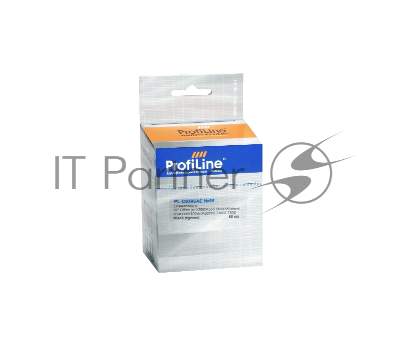 Картридж струйный ProfiLine PL-C9396AE №88 для принтеров HP Office jet K550/K550 dtn/K550dtwn/K5400/K5400dn/K8600/L7380/L7590 Black пигмент