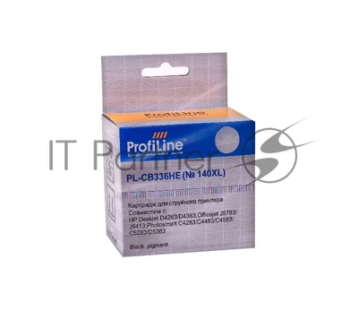 Картридж струйный ProfiLine PL-CB336HE №140XL для принтеров HP DJ D4263/D4363/Officejet J5783/J6413/Photosmart C4283/C4483/C4583/C5283C/D5363 Back пигмент