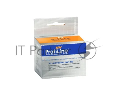 Картридж струйный ProfiLine PL-C8767HE №130 для принтеров HP PS2613/2713/8153/8453/K7103 Black пигмент