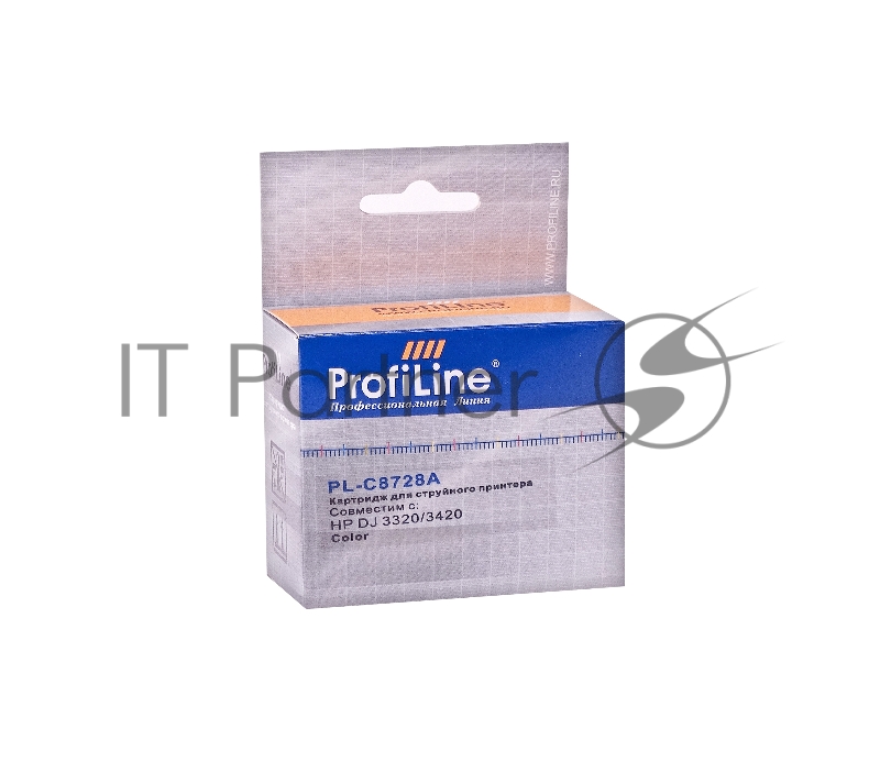Картридж струйный ProfiLine PL-C8728A для принтеров HP DJ 3320/3420/3845 Color водн