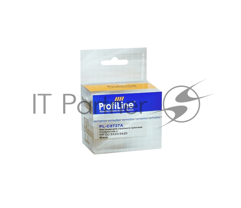 Картридж струйный ProfiLine PL-C8727A для принтеров HP DJ 3320/3420/3845 Black водн