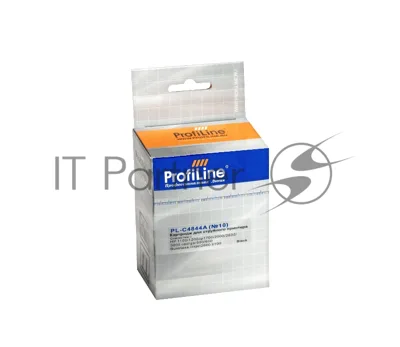 Картридж струйный ProfiLine PL-C4844A №10 для принтеров HP Designjet 100/500/70/800/815/820/Business Inkjet1000/1100/1200/1700/2000/2200/2230/2250/2280/2300/2500/2600/2800/3000/Officejet9100/9110/K850 Black пигмент