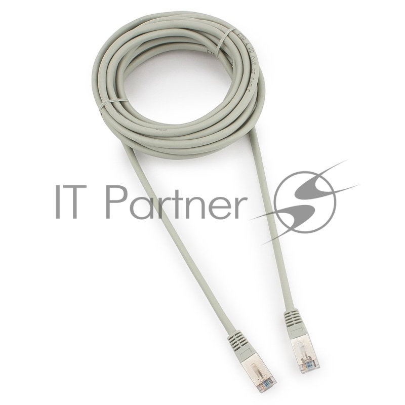 Патч-корд FTP Cablexpert cat.5e, 5м, литой, многожильный серый
