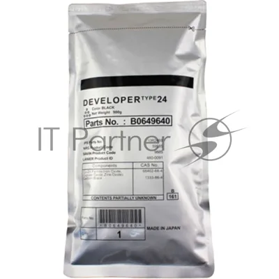 Девелопер Type 24 для Ricoh Aficio 1060/1075/2051/2060/2075/MP5500/6500/7500/6000/7000/8000/6001/7001/8001/9001/AP900/SP9100DN (885281/885435)
