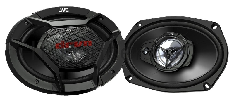 Колонки автомобильные JVC CS-DR6930 500Вт 88дБ 4Ом 15x23см (6x9дюйм) (ком.:2кол.) коаксиальные трехполосные