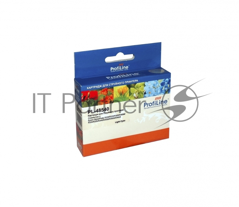Картридж струйный ProfiLine PL-48540 для принтеров Epson StylusPhoto R200/R220/R300/R300M/R320/R325/R340/RX500/RX600/RX620 Light Cyan водн