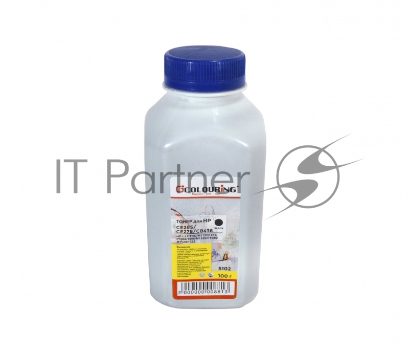Тонер Colouring CG-CE285/CE278/CB436 для принтеров HP LJ P1102/M1132/1212/P1566/1606/M1536/P1505/M1120/1522
