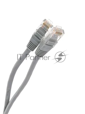 Патч-корд литой "Telecom" UTP кат.5е 30,0м серый
