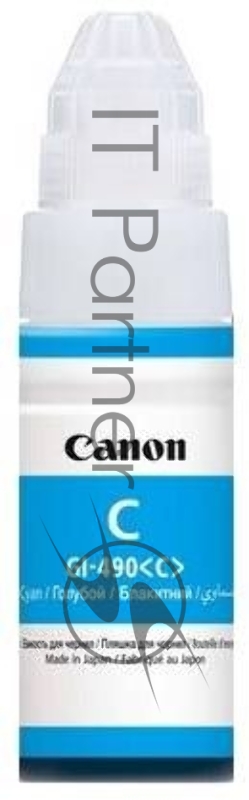 Чернила Canon GI-490C 0664C001 голубой (70 мл) для Canon Pixma G1400/2400/3400