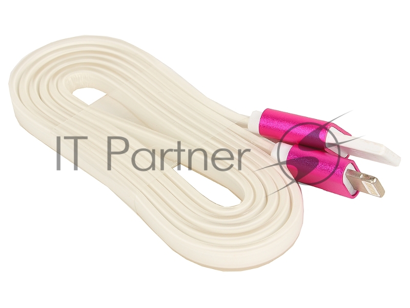 Кабель Gembird USB 2.0 Cablexpert CC-ApUSBr1m, AM/Lightning 8P, 1м, силиконовый шнур, разъемы розовый металлик, пакет