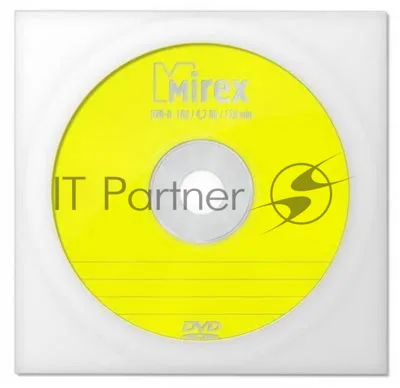 Диск DVD-R Mirex 4.7 Gb, 16x, Бум.конверт (1), (1/150/600)