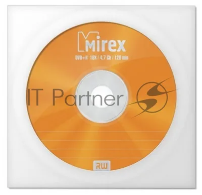 Диск DVD+R Mirex 4.7 Gb, 16x, Бум.конверт (1), (1/600)