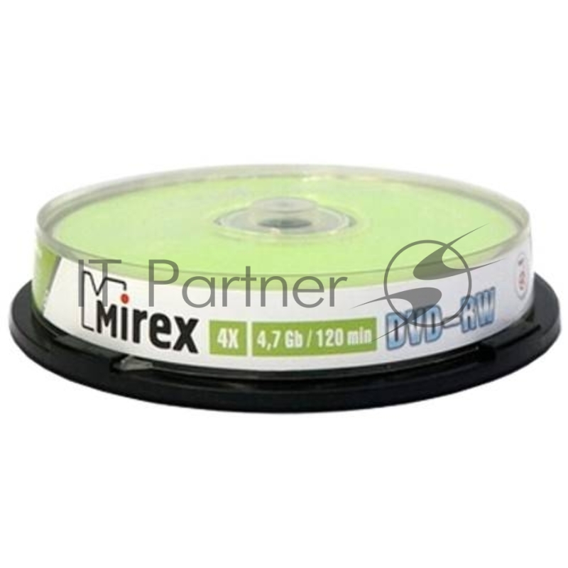 Диск DVD-RW Mirex 4.7 Gb, 4x, Cake Box (10), (10/300)