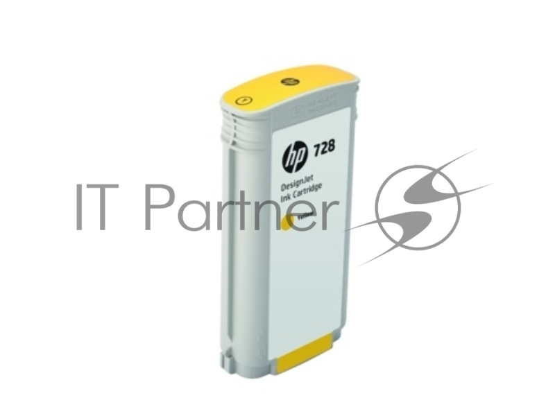 Картридж струйный HP 728 с желтыми чернилами для принтеров Designjet, 130 мл