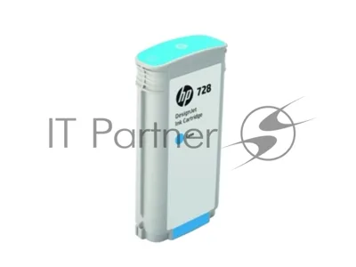 Картридж струйный HP 728 с голубыми чернилами для принтеров Designjet, 130 мл