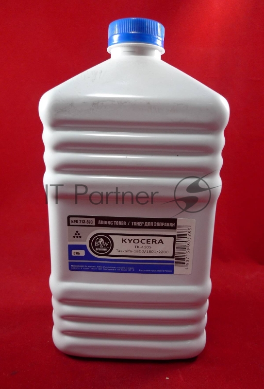 Тонер Kyocera TK-4105 Taskalfa-1800/1801/2200 (кан. 870г) B&W Premium (Tomoegawa) фас Россия