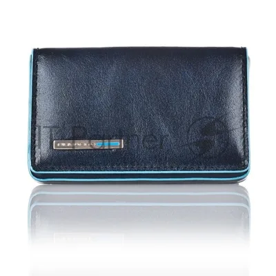Чехол для визитных карт Piquadro Blue Square PP1263B2/BLU2 синий, натуральная кожа