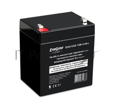 Батарея для ИБП ExeGate EP212310RUS DTM 12045/EXG1245 (12V 4.5Ah) клеммы F1