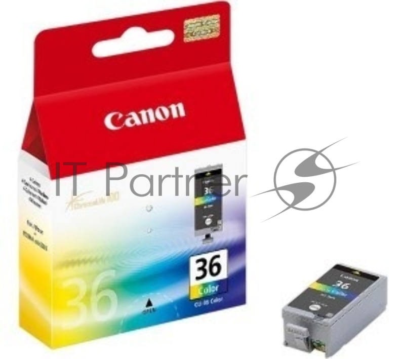 Картридж струйный CLI-36Color (1511B001) для Canon Mini Pixma 260, Цветной, 250 стр.