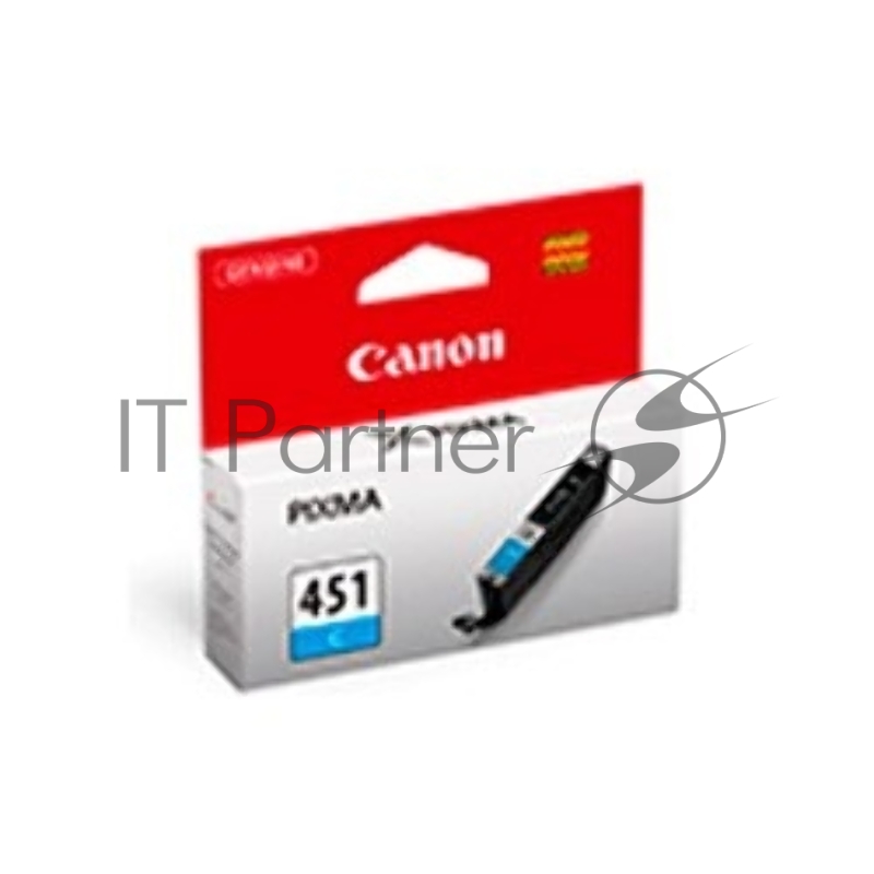 Картридж струйный CLI-451C (6524B001) для Canon PIXMA iP7240/MG6340/MG5440, Голубой, 332стр.