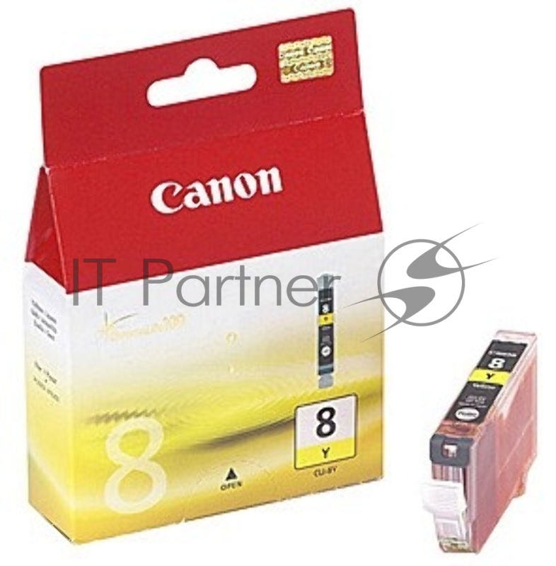 Картридж струйный CLI-8Y (0623B024), для Canon 4200/5200/MP500/MP800, Желтый, 490 стр.