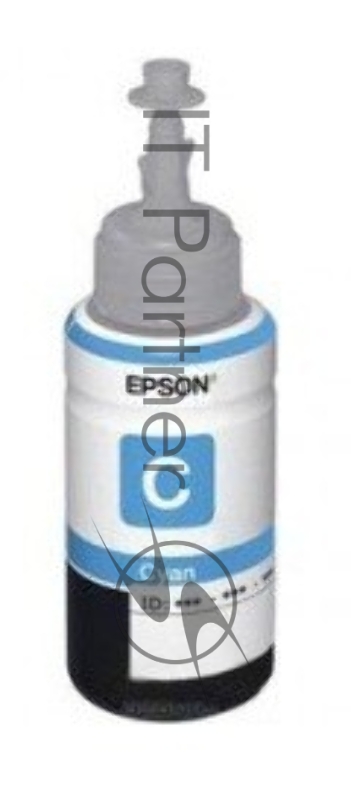 Чернила Epson L100/110/200/210/300/355/550/555 (O) C13T66424A, cyan, 70ml