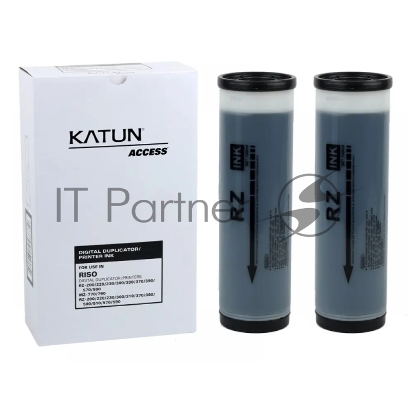 Краска Katun RISO RZ/EZ 370/300/230/200 черный 1000 мл (КРАТНО ДВУМ ШТУКАМ!!!)