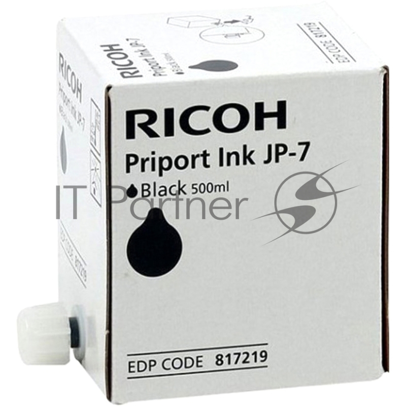 Краска Ricoh Priport JP-750 Inc (JP-7/CPI-10) 500 мл черный
