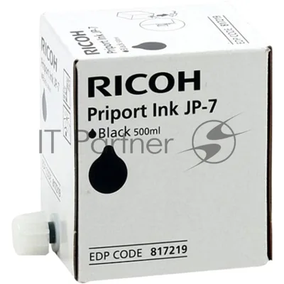 Краска Ricoh Priport JP-750 Inc (JP-7/CPI-10) 500 мл черный