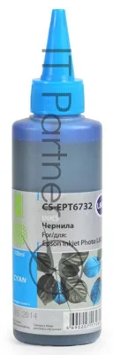 Чернила Cactus CS-EPT6732 голубой (100мл) Epson L800