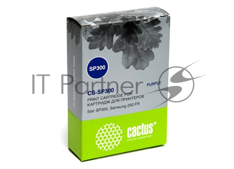 Картридж матричный Cactus CS-SP300 фиолетовый (1 800 000 знаков) для Star SP300/Samsung 250 FR