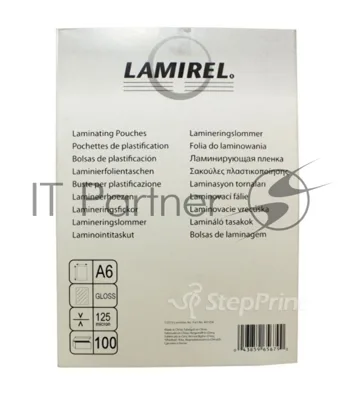 Пленка для ламинирования Lamirel LA-7866201 А6, 125мкм, 100 шт.