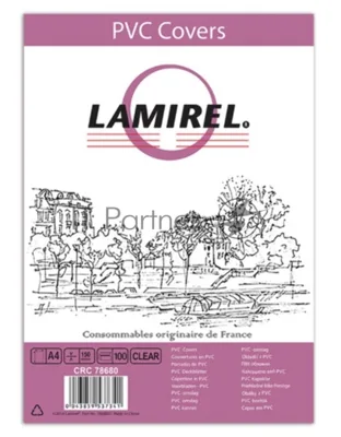 Обложки для переплета Lamirel LA-78680 A4 прозрачный (100шт)