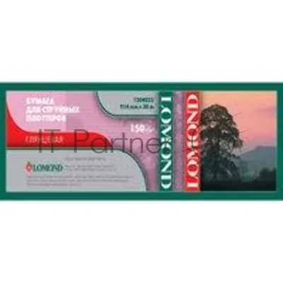 Бумага Lomond 1204031 24"(A1) 610мм-45м/150г/м2/белый глянцевое для струйной печати втулка:50.8мм (2")