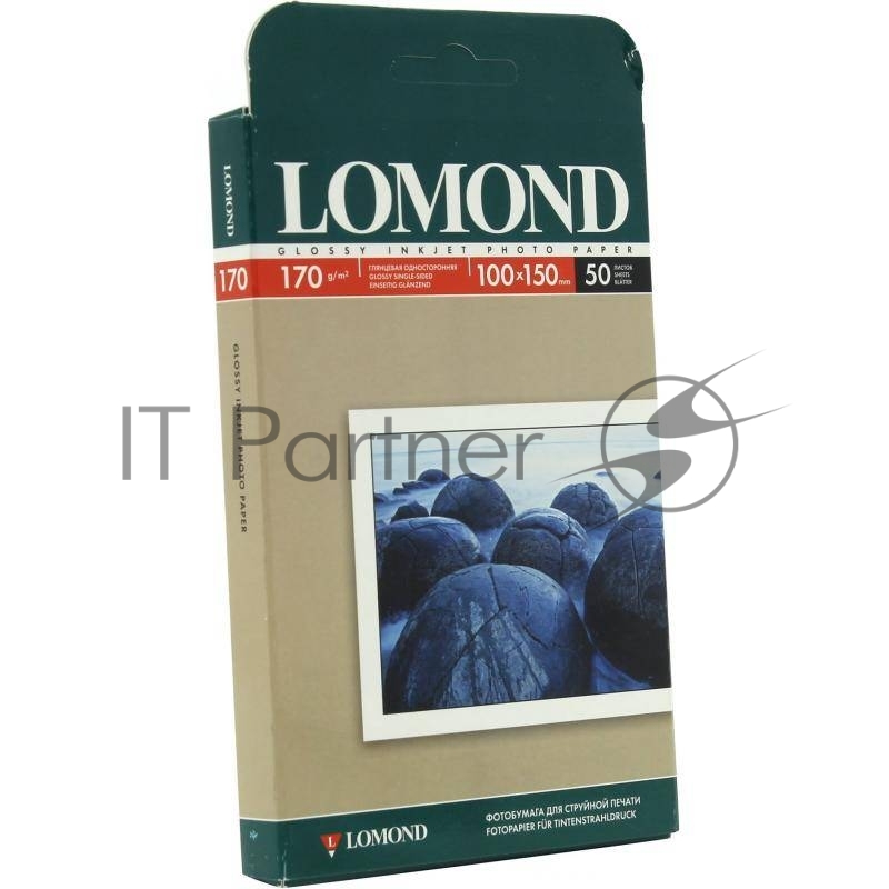 Фотобумага Lomond односторонняя, глянцевая, A6/170гр./50 листов