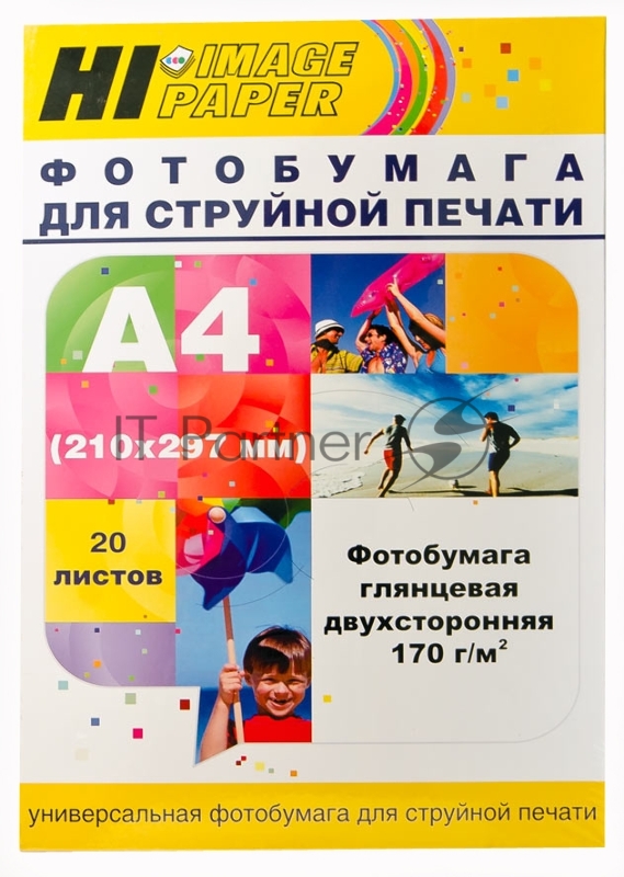 Бумага Hi-Black A21133 глянцевая двусторонняя (Hi-image paper) A4, 170 г/м, 20 л. (DGC170-A4-20)