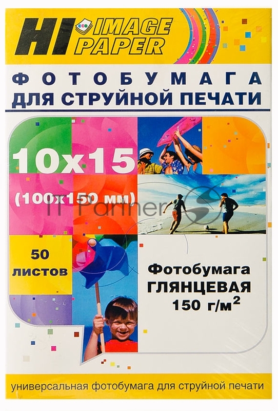 Бумага Hi-Black A21071 Фотобумага глянцевая односторонняя (Hi-image paper) 10x15, 150 г/м, 50 л. (H150-4R-50)