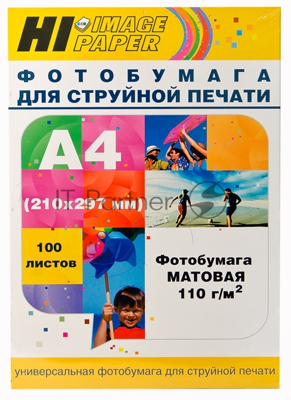 Бумага Hi-Black A2123/MC110-A4-100 матовая односторонняя (Hi-image paper) A4, 110 г/м, 100 л.