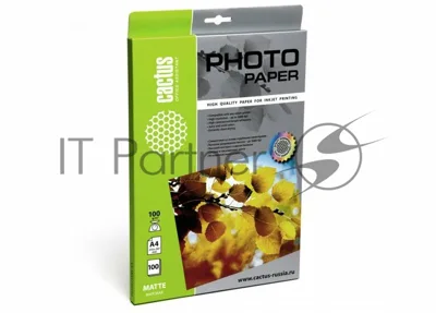 Фотобумага Cactus CS-MA4100100 A4/100г/м2/100л. матовая для струйной печати