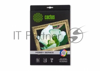 Фотобумага Cactus c тиснением " Лен" CS-DA419010L матовая А4 190 г/м2 10 листов