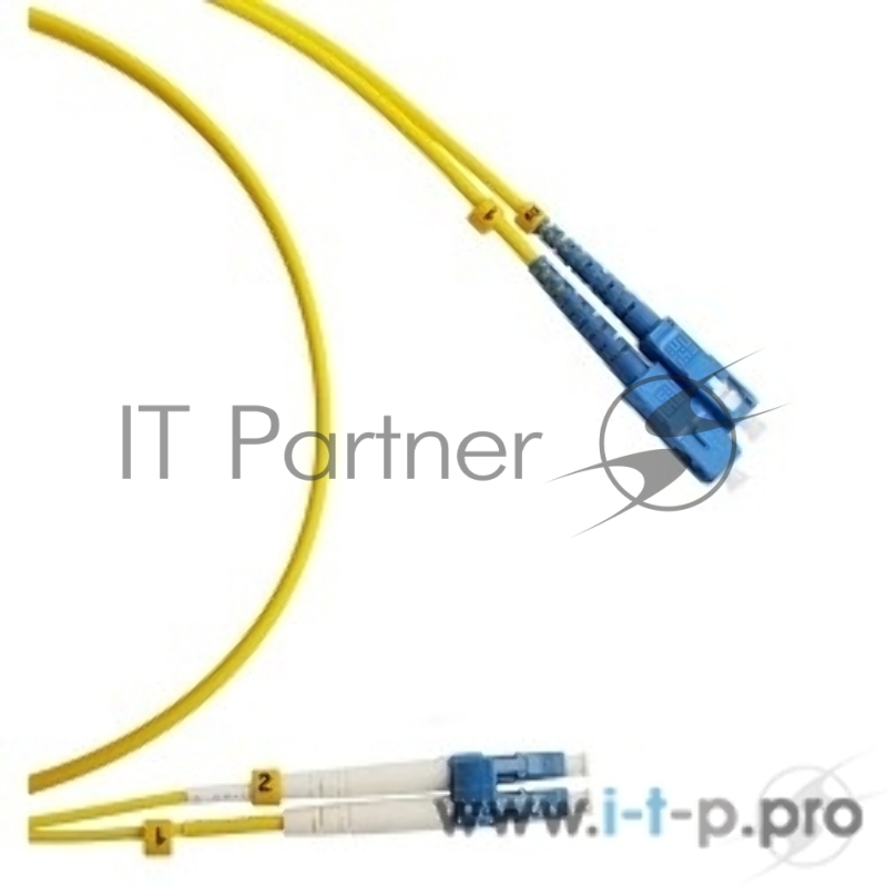 Патч-корд Hyperline FC-9-LC-SC-UPC-2M Патч-корд волоконно-оптический (шнур) SM 9/125 (OS2), LC/UPC-SC/UPC, duplex, LSZH, 2 м/FC-D2-9-LC/UR-SC/UR-H-2M-LSZH-YL